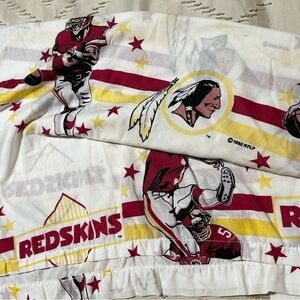 VINTAGE NFL  — 1992 Washington Redskins Flat Sheet (Twin) — Made in USA!